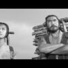 Misa Uehara e Toshiro Mifune em cena do filme A Fortaleza Escondida (1958).