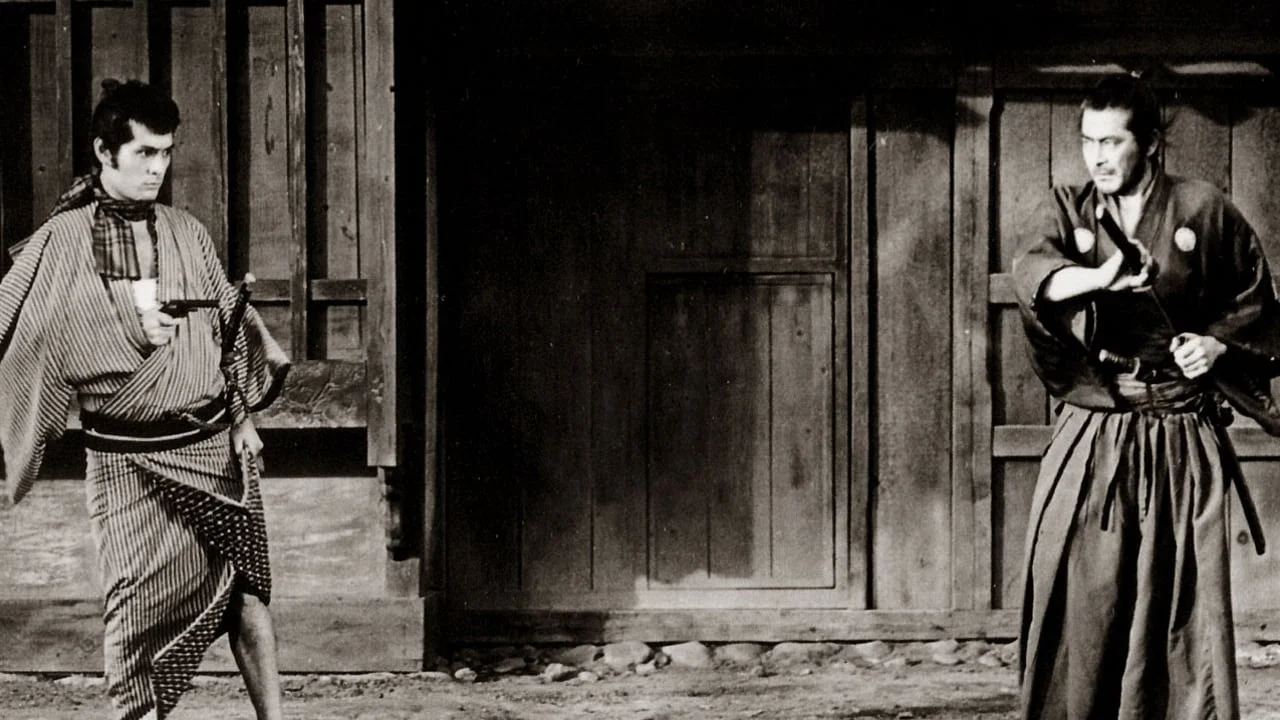 Yojimbo, o Guarda-Costas (1961) - Tatsuya Nakadai e Toshirô Mifune